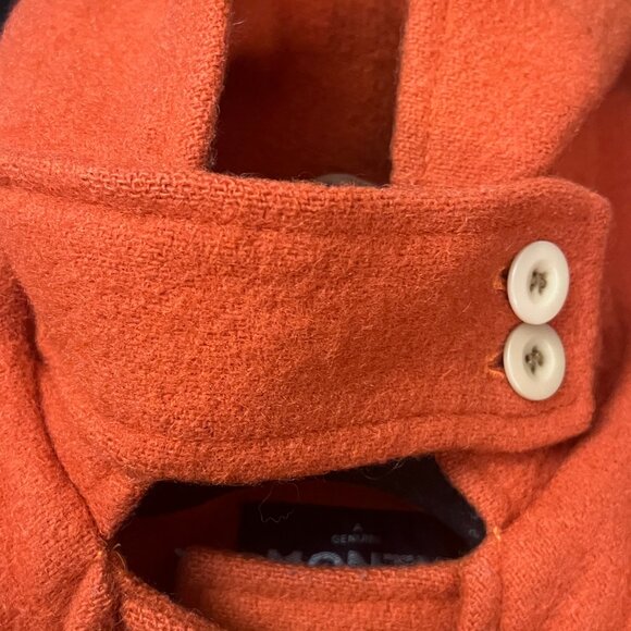 RARE Vintage Gloverall "The Monty" Wool Duffle Coat - Burnt Orange - Picture 13 of 15